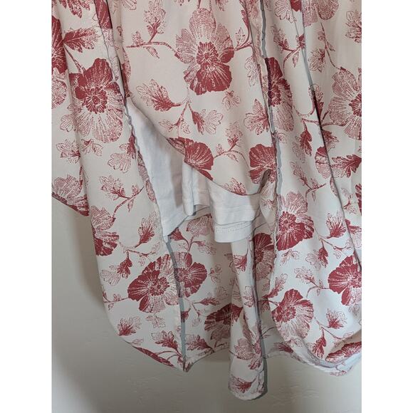 Polagram Dress Womens Medium Floral Romantic Feminine Lined Pockets Modest Maxi - Picture 11 of 15